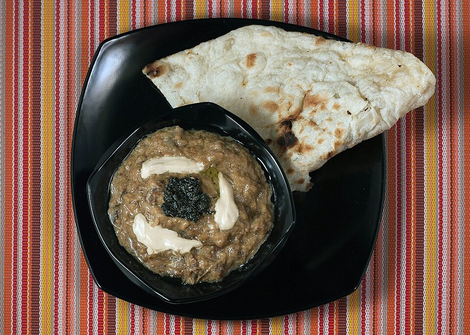 Aubergines fondantes, kashk & menthe